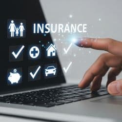 Family selecting insurance